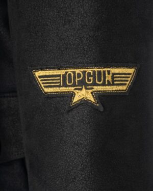 Kożuch męski z wyszywanym logotypem Top Gun i klasycznym krojem, idealna na zimowe dni